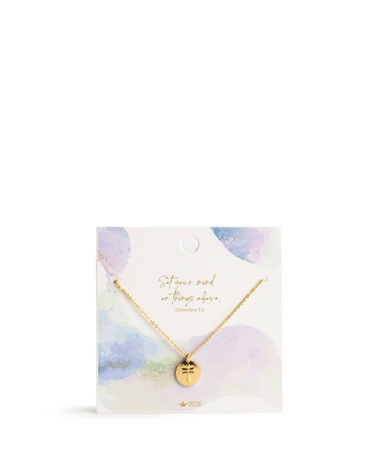 Things Above Necklace   Gold