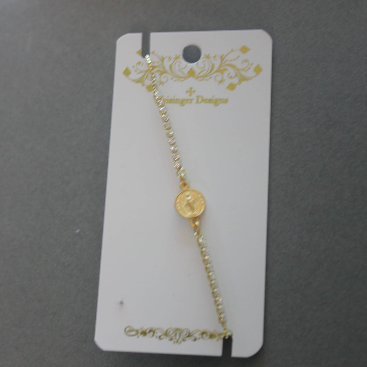 Adjustable Mary CZ Bracelet