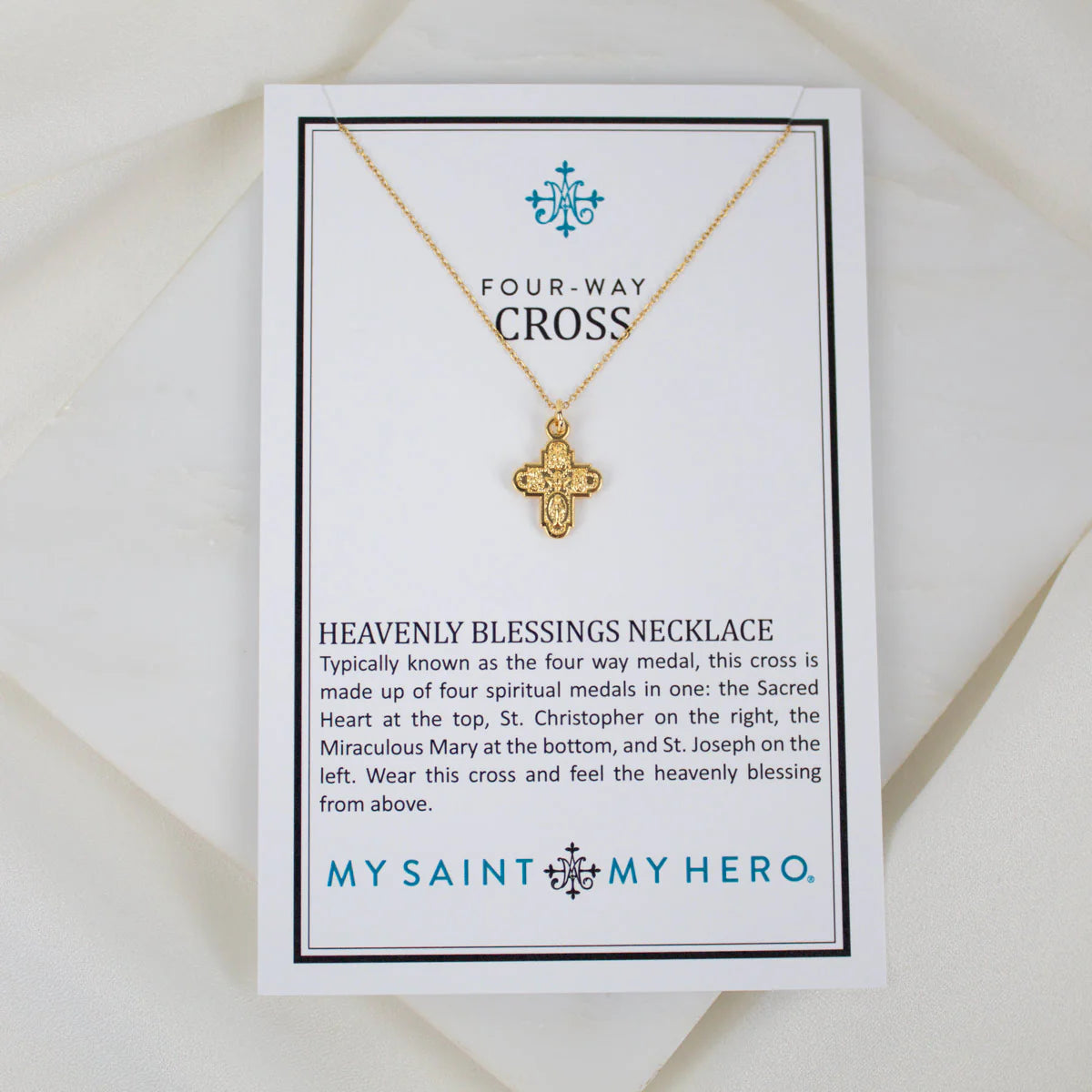 Heavenly Blessings Cross Necklace