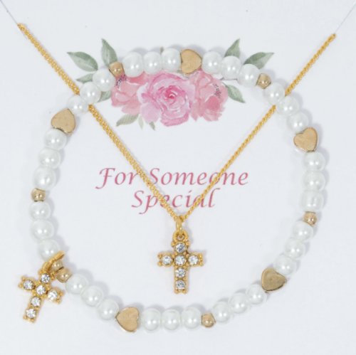 Pearl Bracelet & Pendant