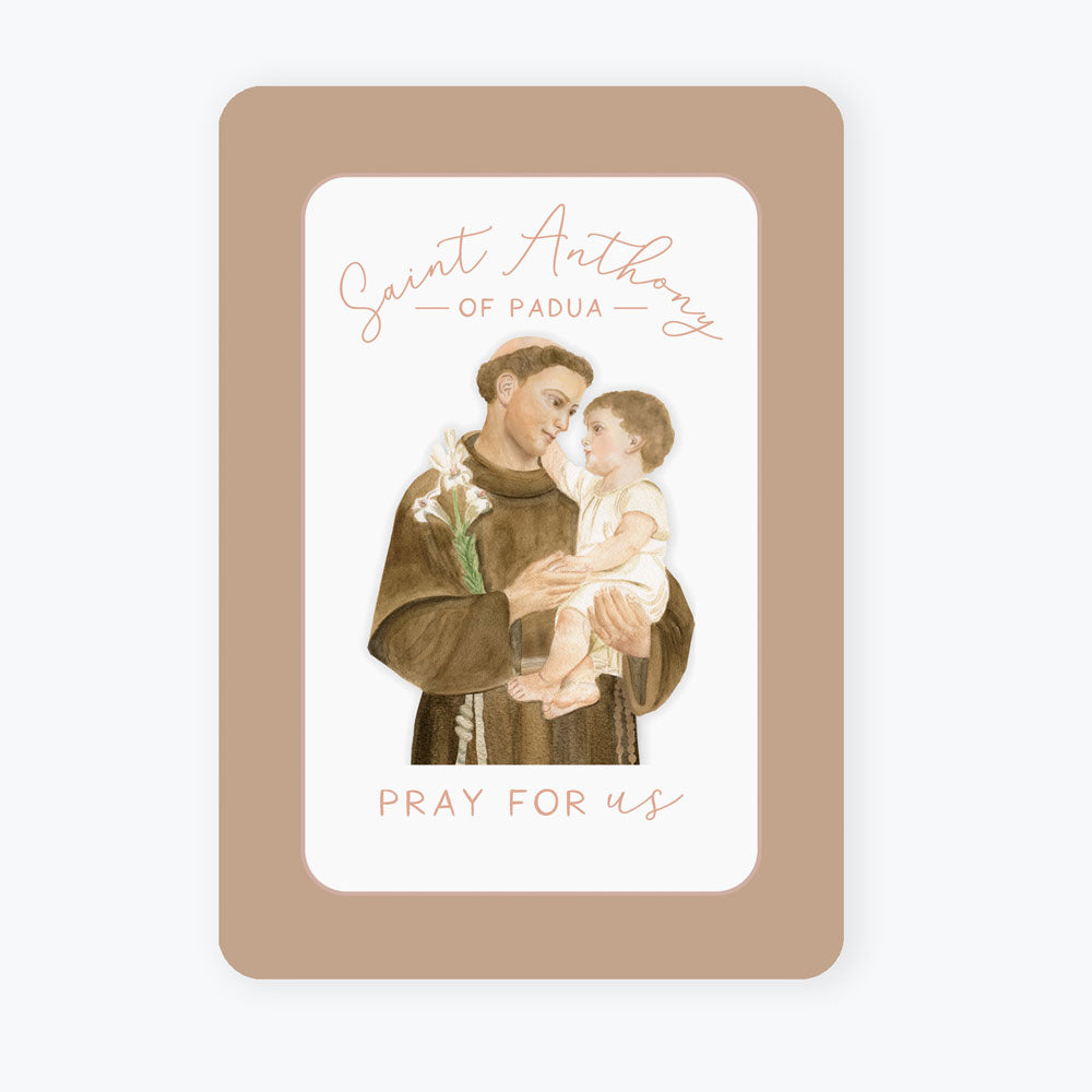 St. Anthony Prayer Card | Pray For Us
