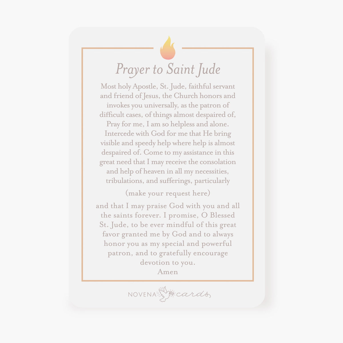 St. Jude Prayer Card | Pray For Us