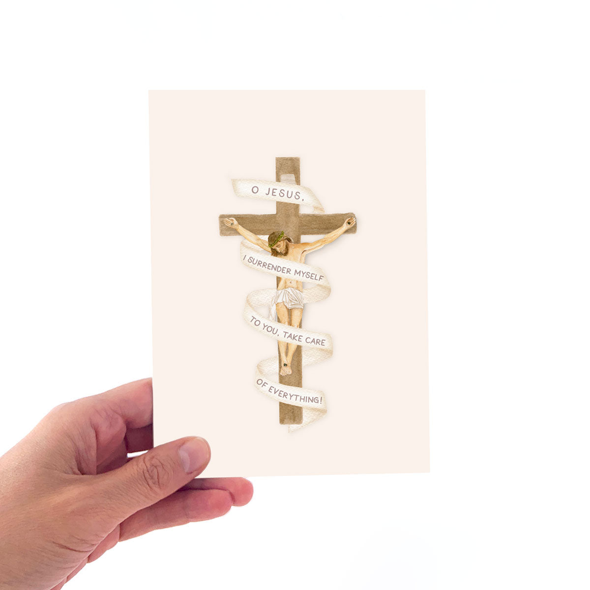Surrender Novena | Art Print | Ribbon + Crucifix