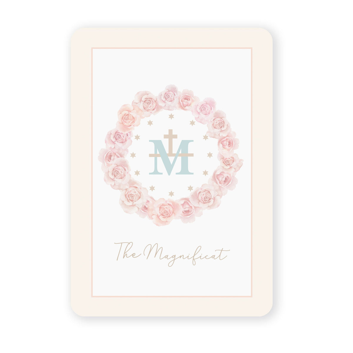Magnificat Prayer Card | Beige