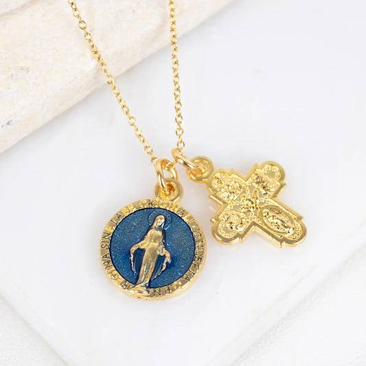 Vintage Blessing Lineage of Love Gold Necklace